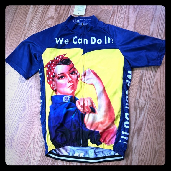 Tops - 🚲 Rosie the Riveter cycling jersey! 🚲
